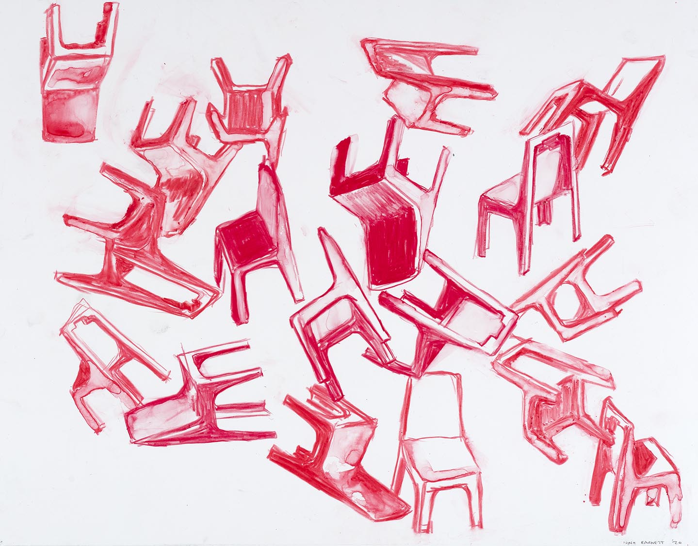 Nina Barnett Chairs (red)
