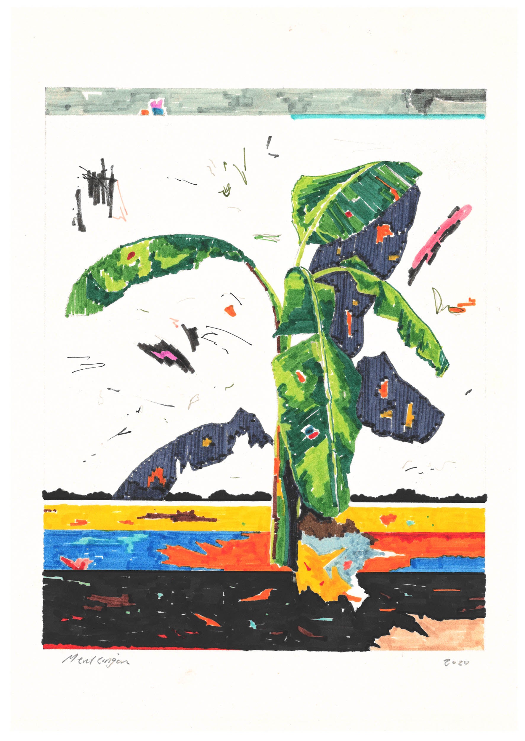 Philip Mentzingen Banana Tree (Green)