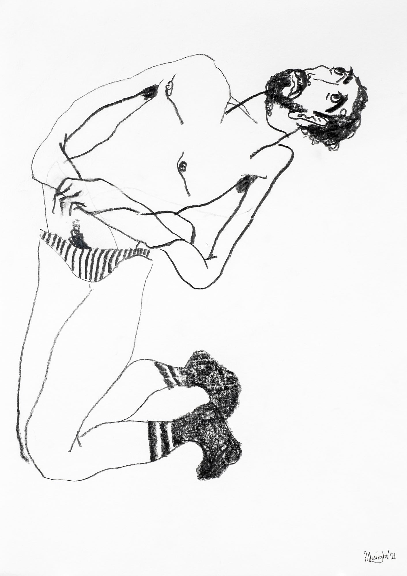Stephen Allwright Kneeling Figure