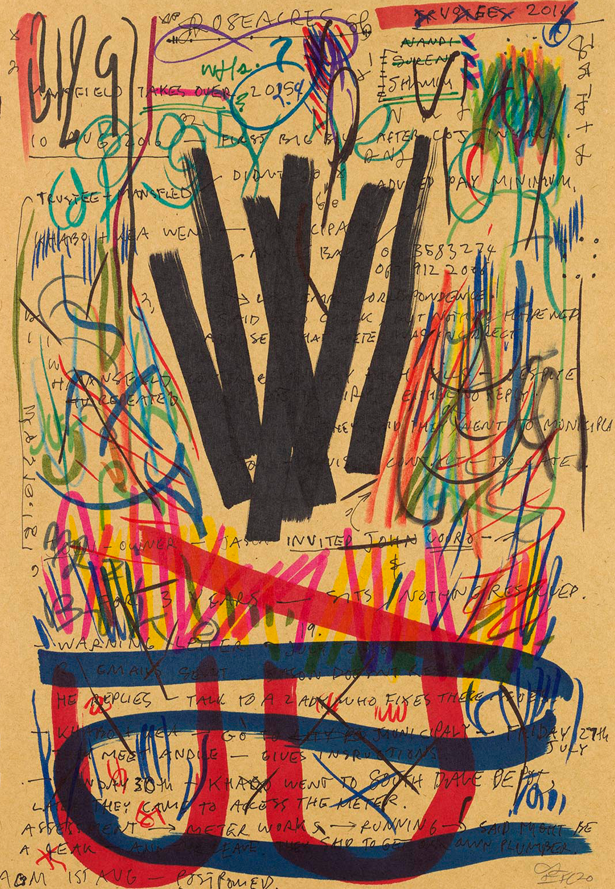 Fred Clarke Composition 5