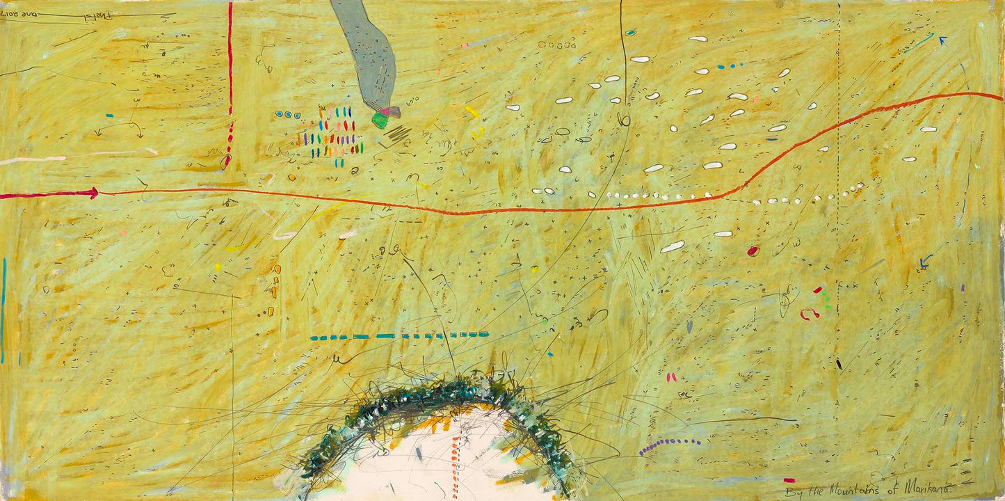 Zolile Petshane By The Mountains of Marikana