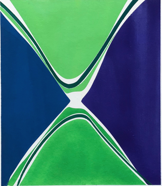 Joanne Freeman Blue Green X