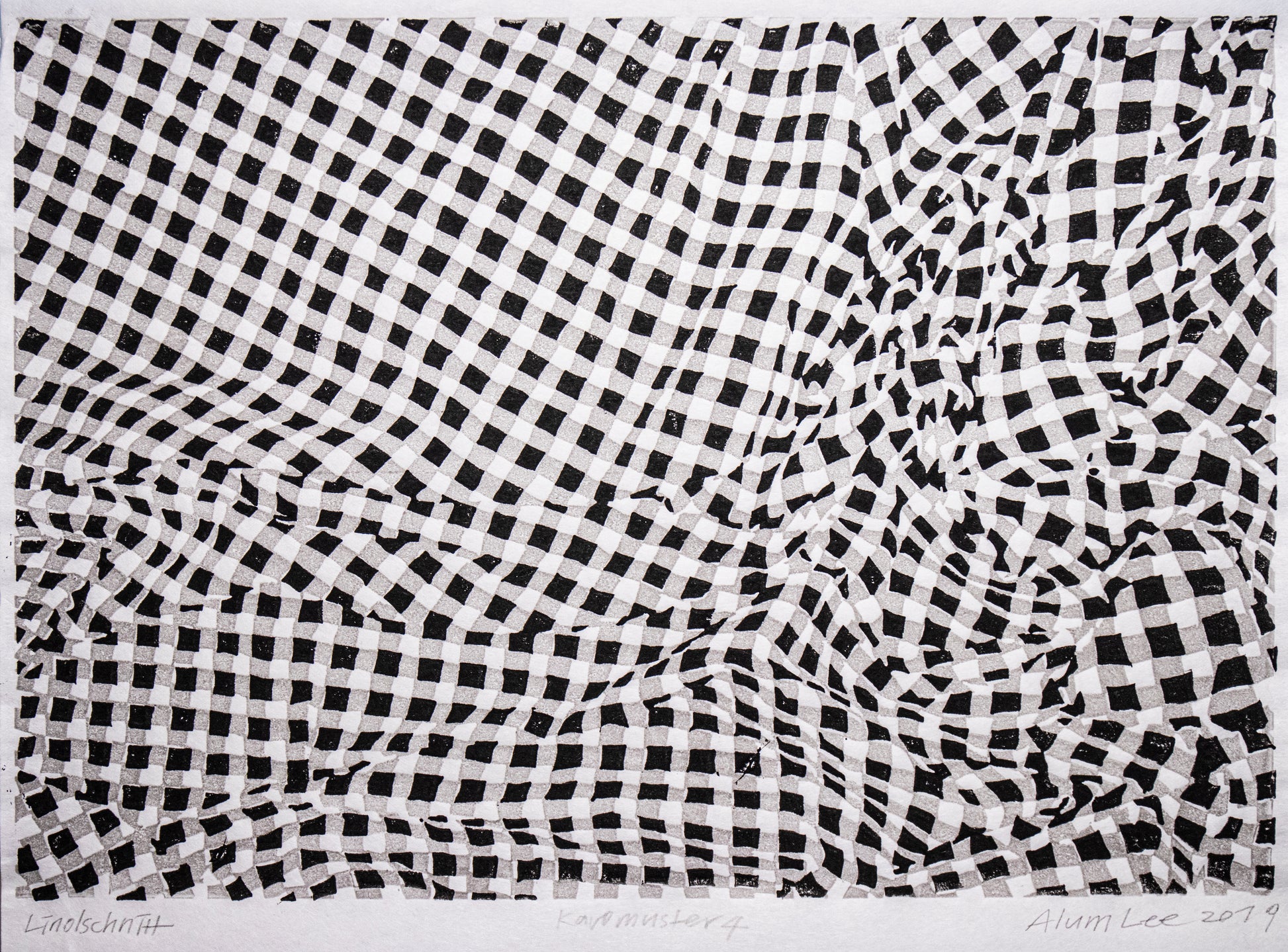 Alum Lee Gingham Check Pattern 04