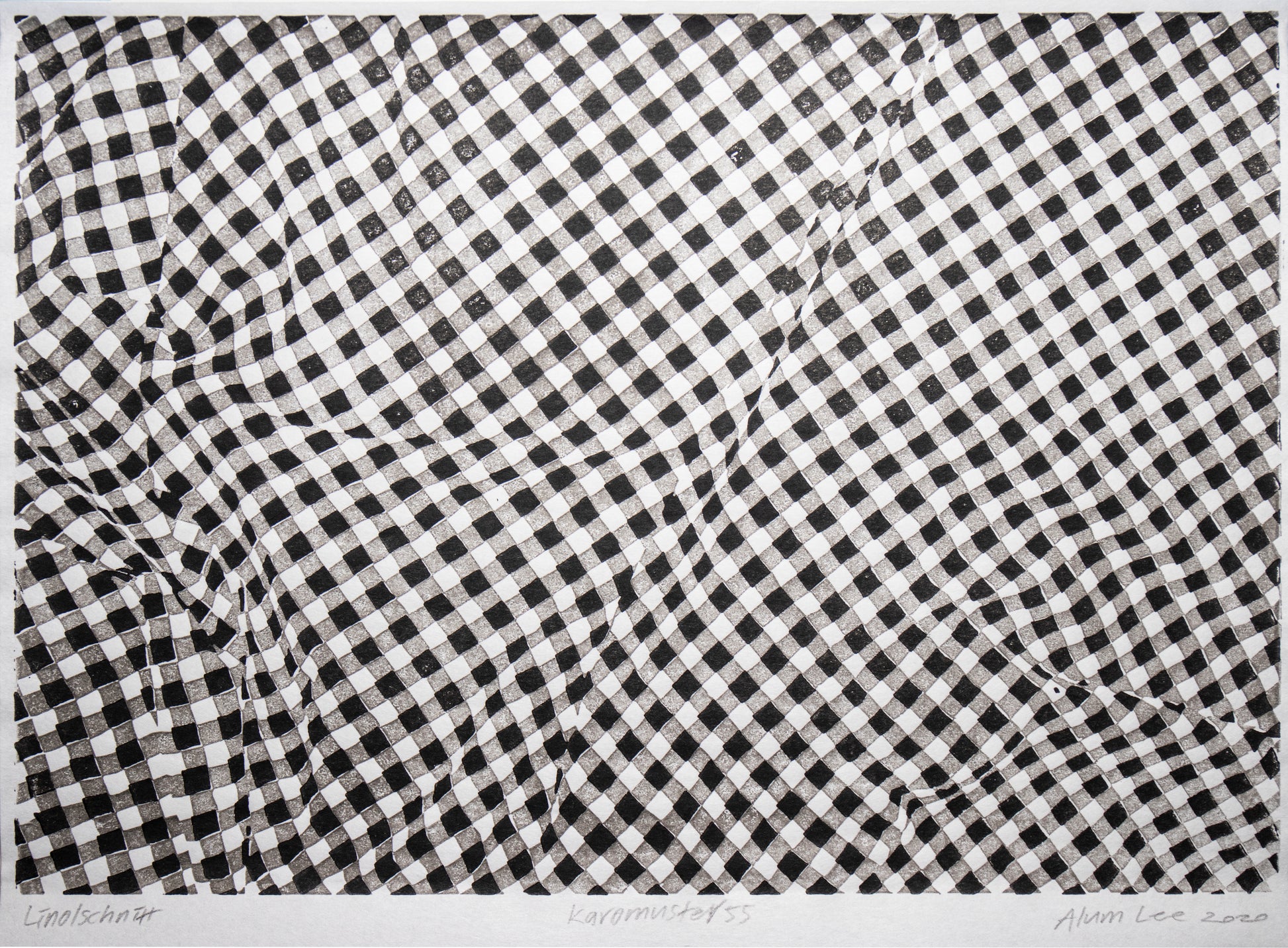Alum Lee Gingham Check Pattern 55