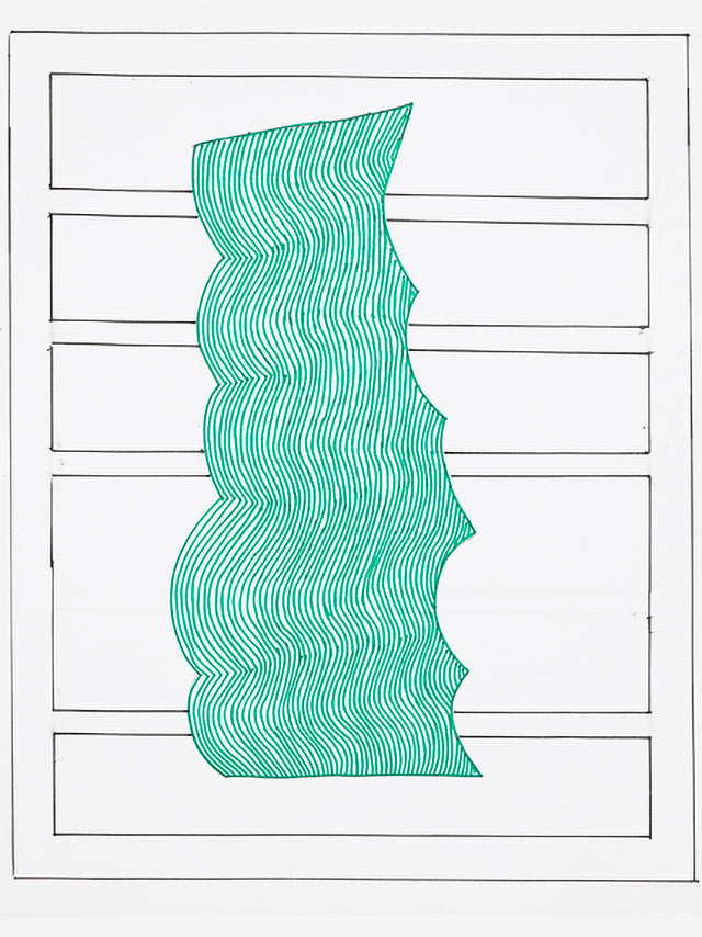 Michael Murphy Black and Gold Drawing #10