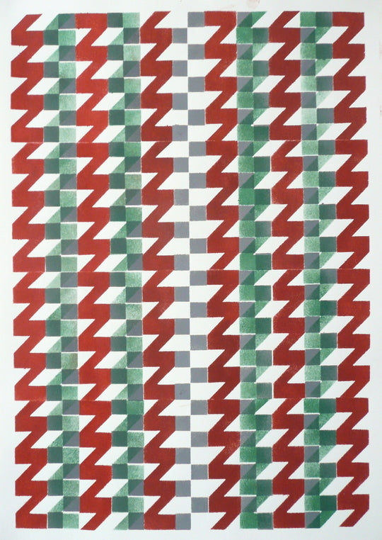 Karolyn Morovati Study Zig Zag Series #2