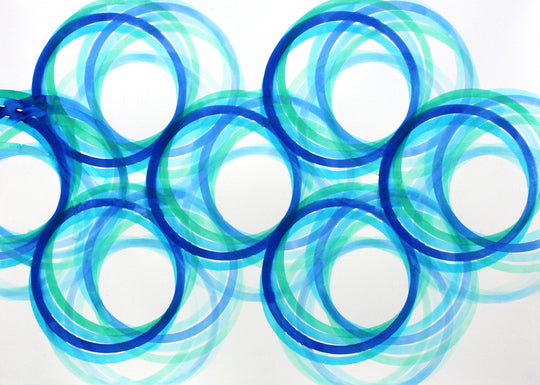 Fiona Grady Colour Wheel (blue, blue, green)