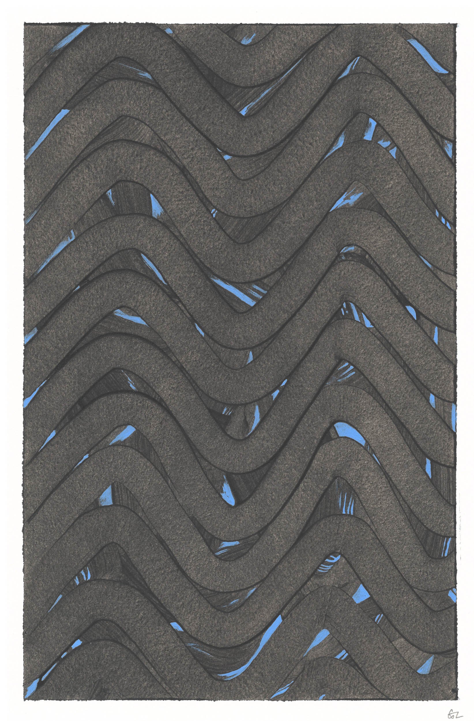 Graham Lister Zig Zags and Blue Bits