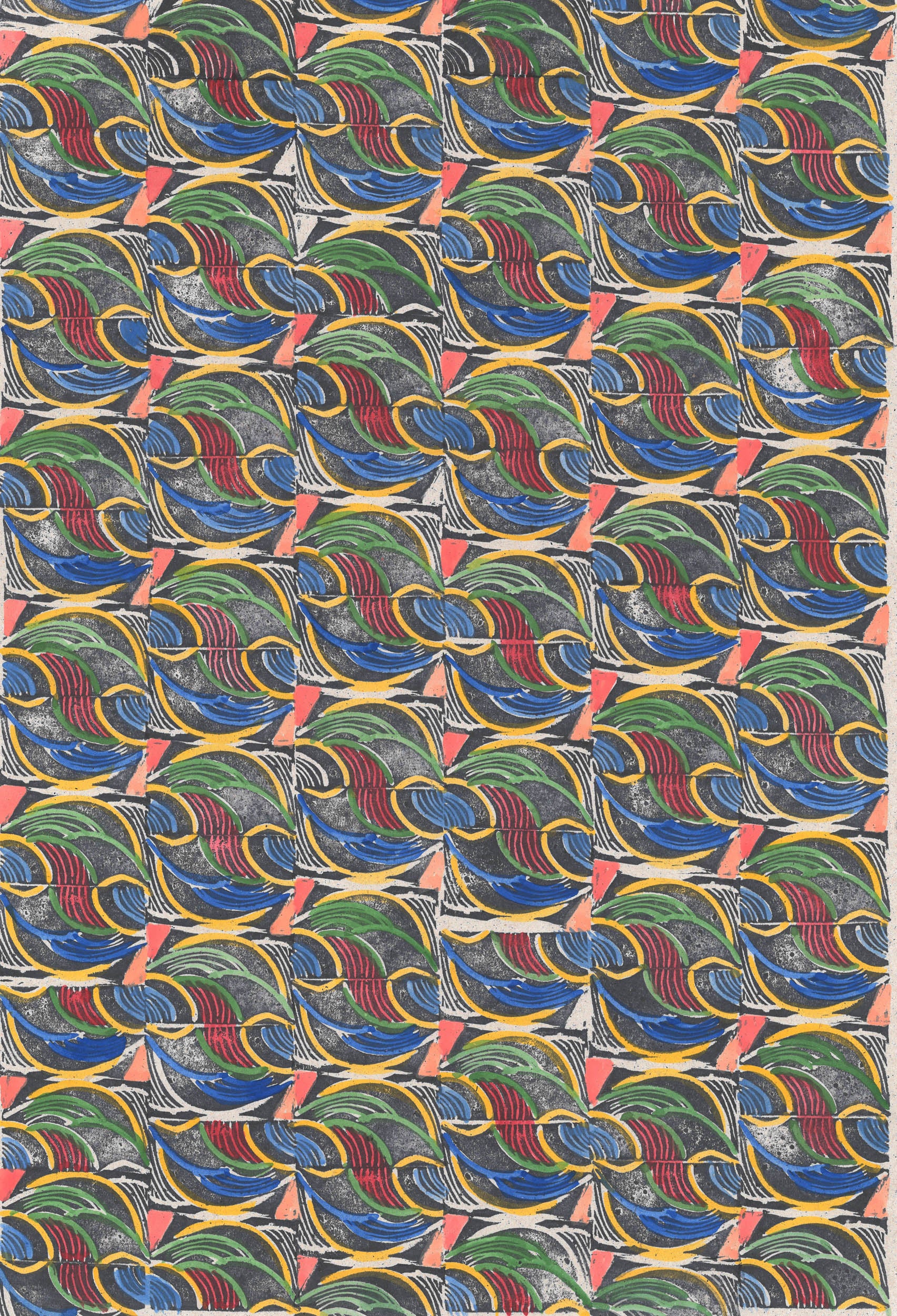 Karolyn Morovati Peonies - Pattern Study Version 3
