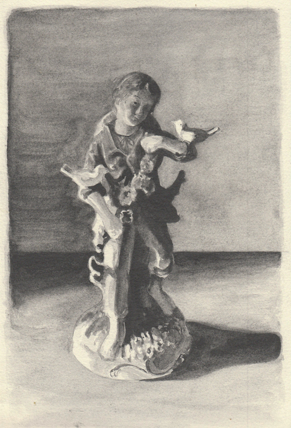 Richard Moon Boy with Birds 2
