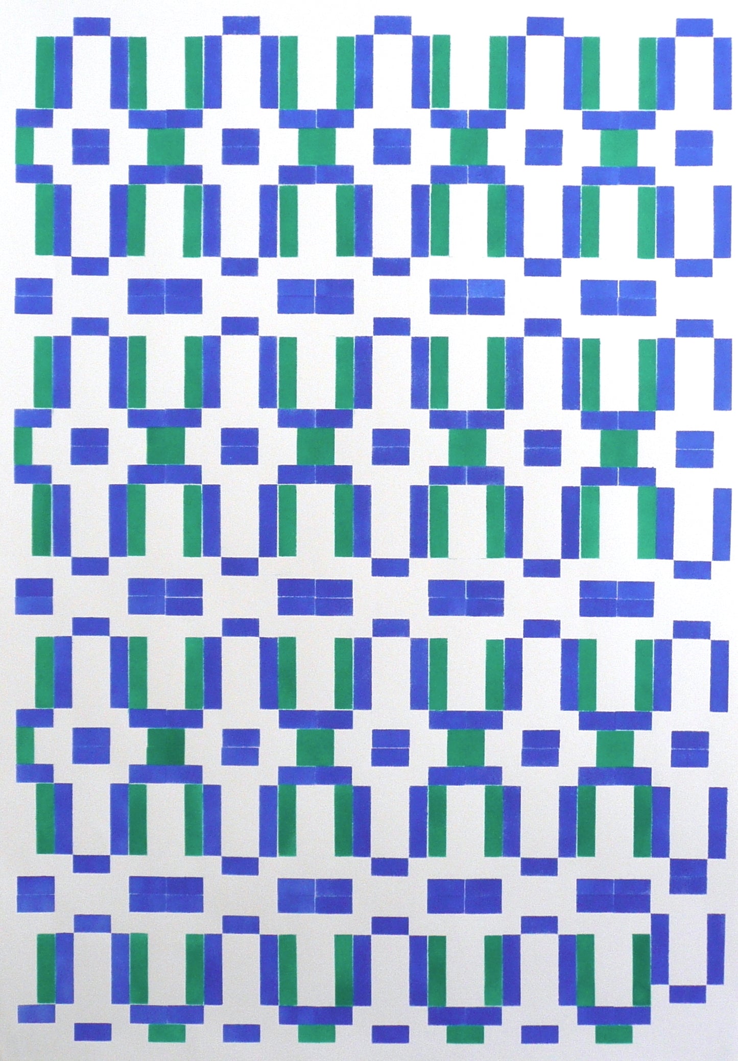 Karolyn Morovati Pochoir Print Experiment Version 6