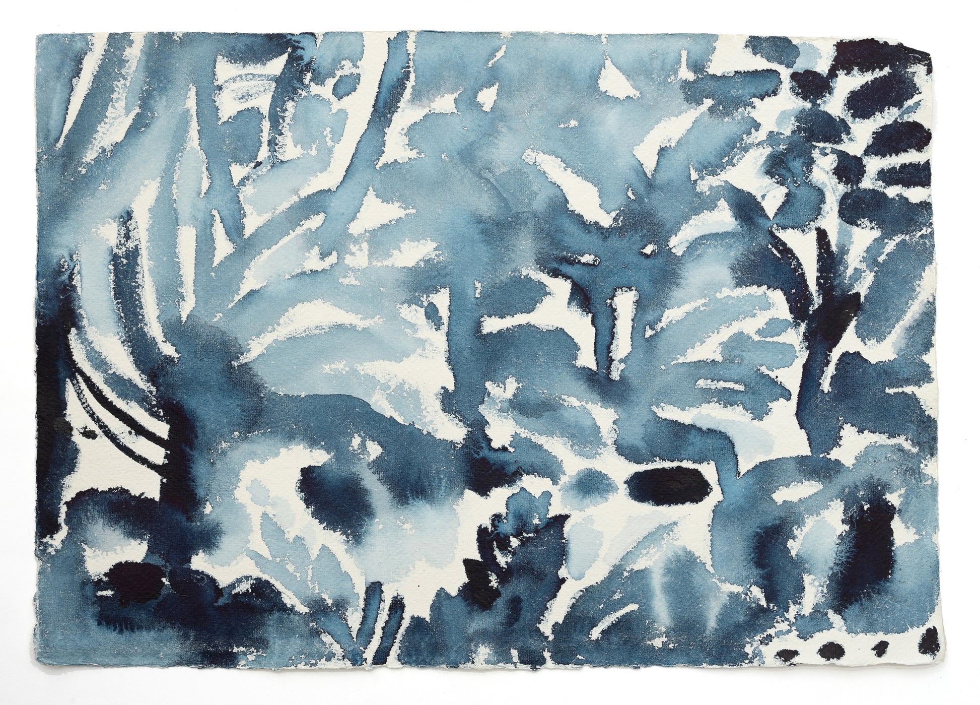 Tamsin Relly Sculpture Garden Study (Indigo)