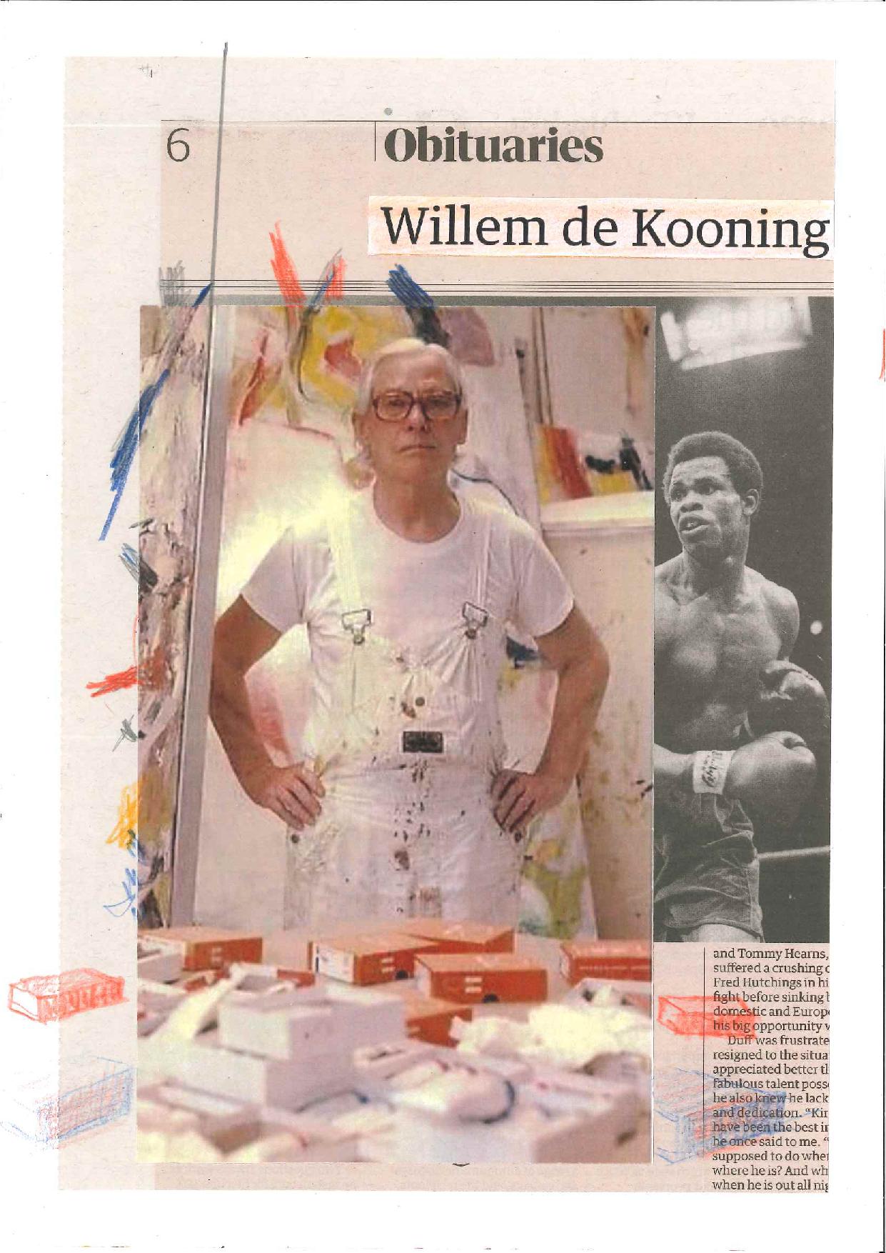 Hugh Mendes Willem de Kooning